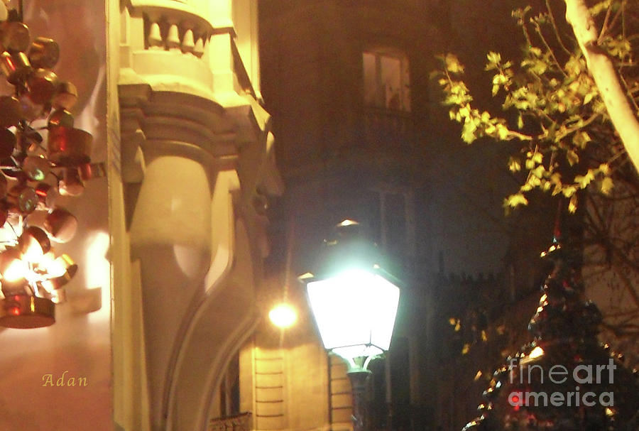 Place St Michel to Rue Saint-Andre des Arts Macro Photograph by Felipe Adan Lerma
