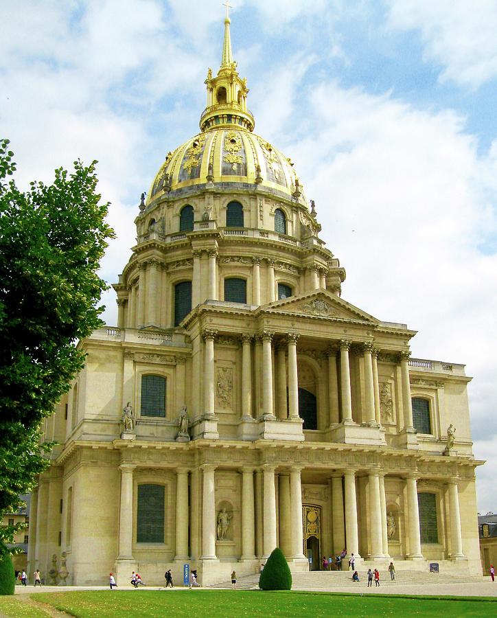 Les Invalides in Paris Photograph by Chuck Stewart - Fine Art America