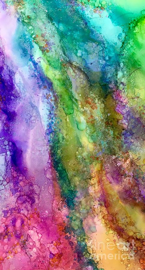Placid Colors Painting by Nancy Koehler