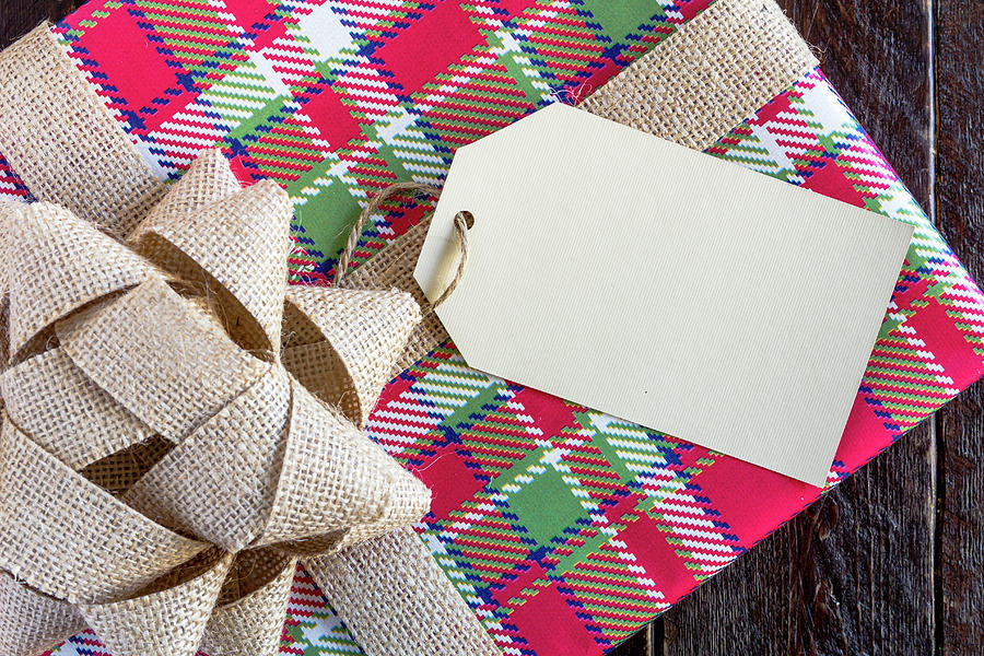 Plaid Wrapped Christmas Presents Photograph by Teri Virbickis