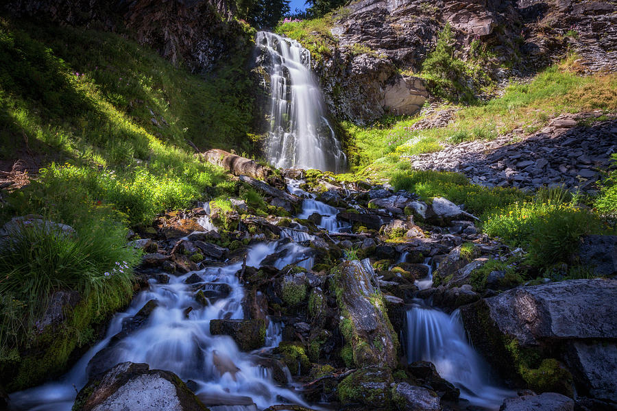 Nature Photograph - Plaikni Falls by Cat Connor