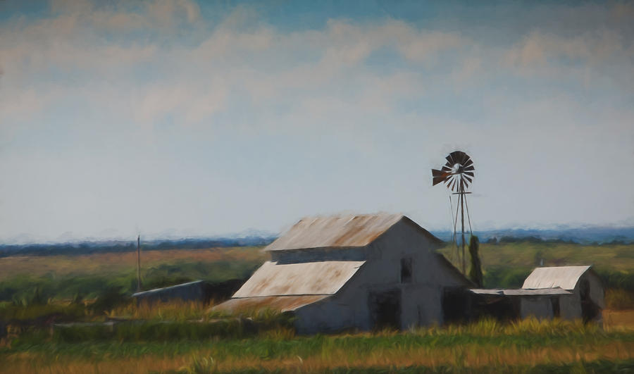 Plains Painted Barn Painting by Jonas Wingfield
