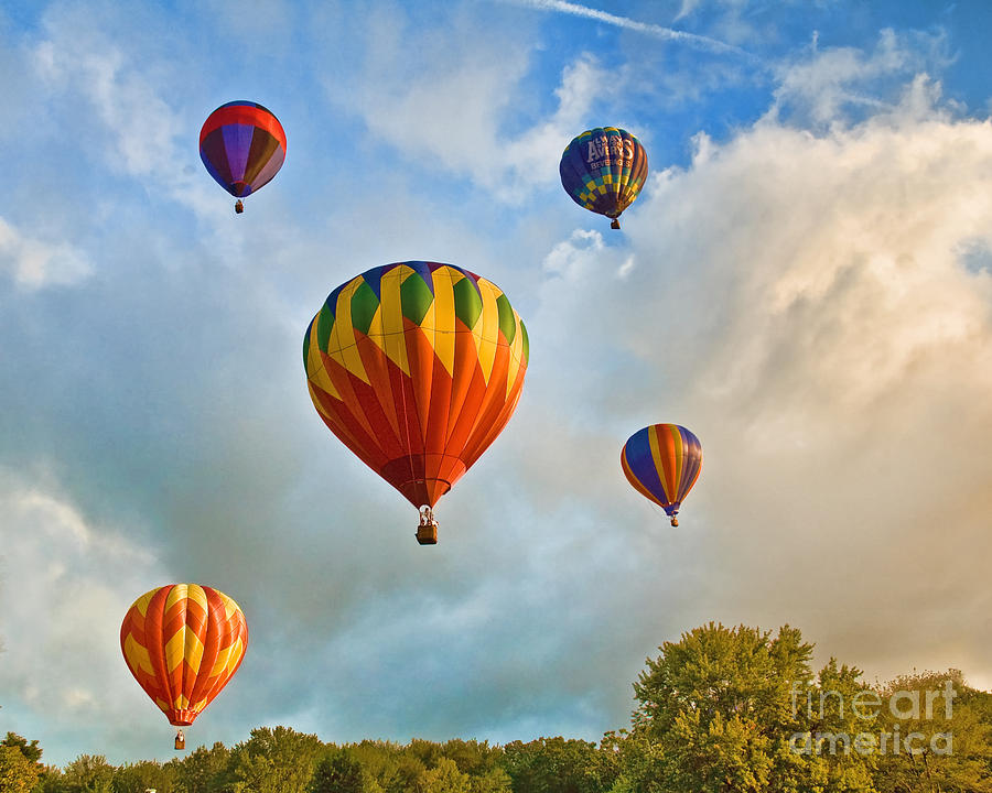 Plainville Balloons 2 Photograph by Edward Sobuta