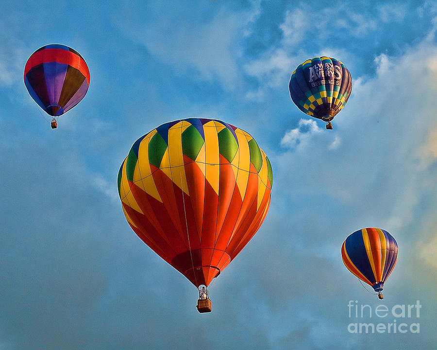 Plainville Balloons 3 Photograph by Edward Sobuta