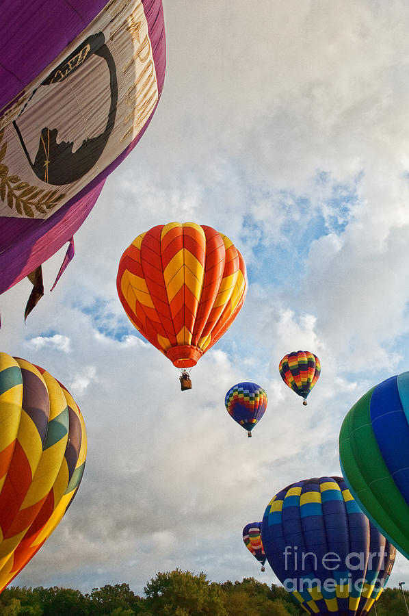 Plainville Balloons Photograph by Edward Sobuta