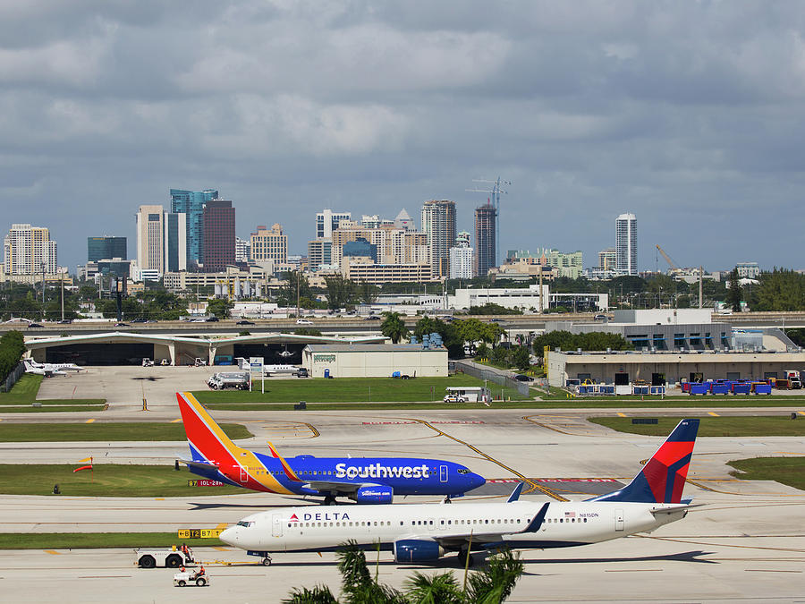 Planes by Fort Lauderdale Photograph by Dart Humeston