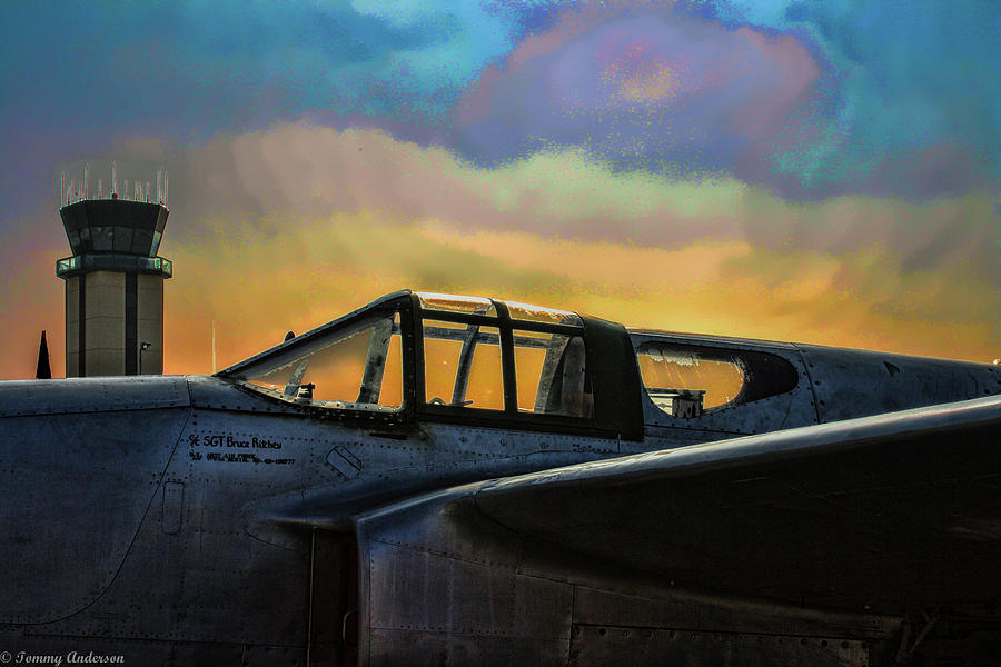 Planes of Fame P-59 Airacomet at Sunrise Photograph by Tommy Anderson