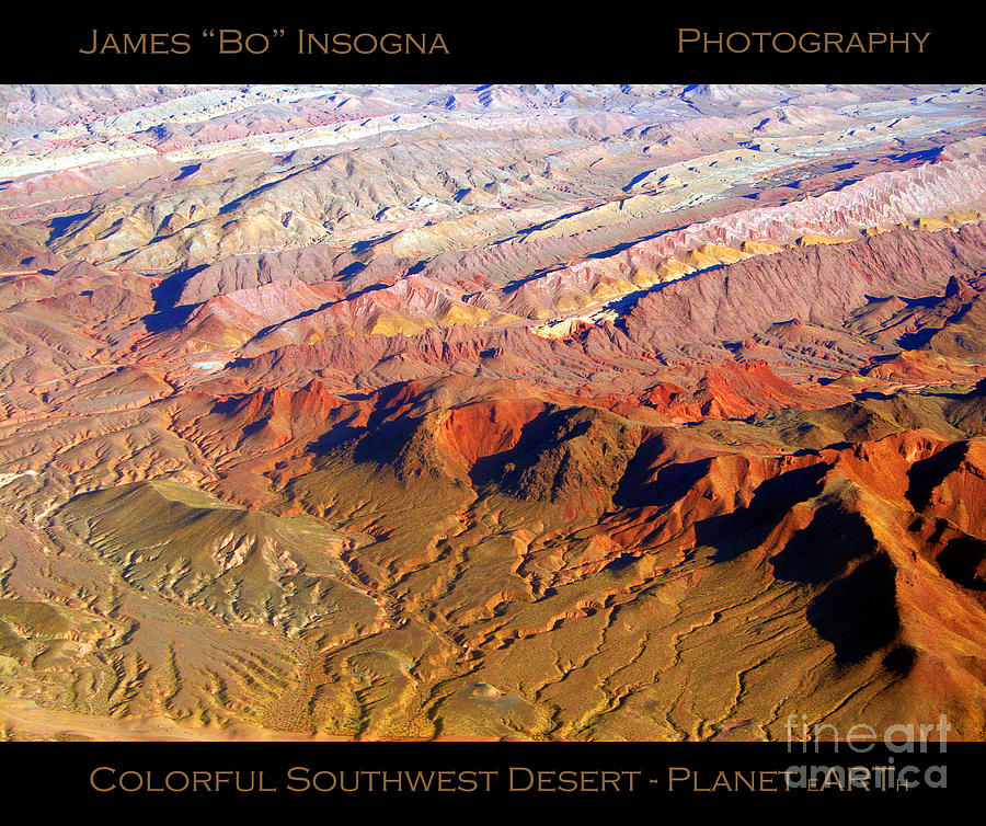 Planet Art Colorful Southwest Desert Photograph by James BO Insogna