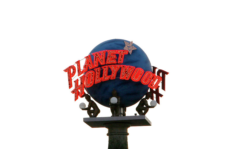 Planet Hollywood Sign Vegas Photograph by Marilyn Hunt