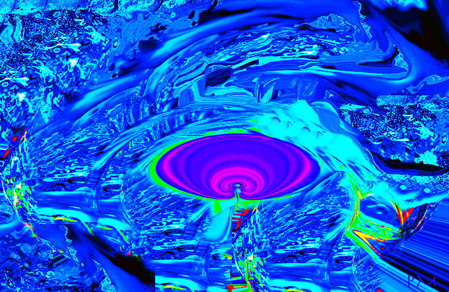 Planet Ice Ice Baby Digital Art by Phillip Mossbarger