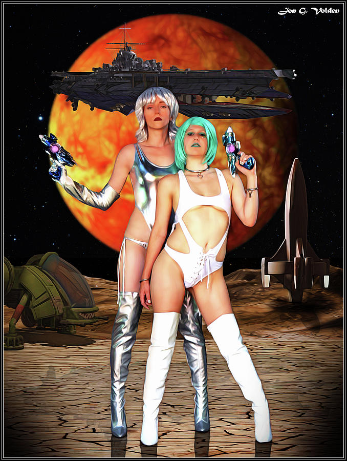 Vixen Photograph - Planet Of The Space Vixens by Jon Volden Vixen Photograph - Planet Of The Space Vixens by Jon Volden