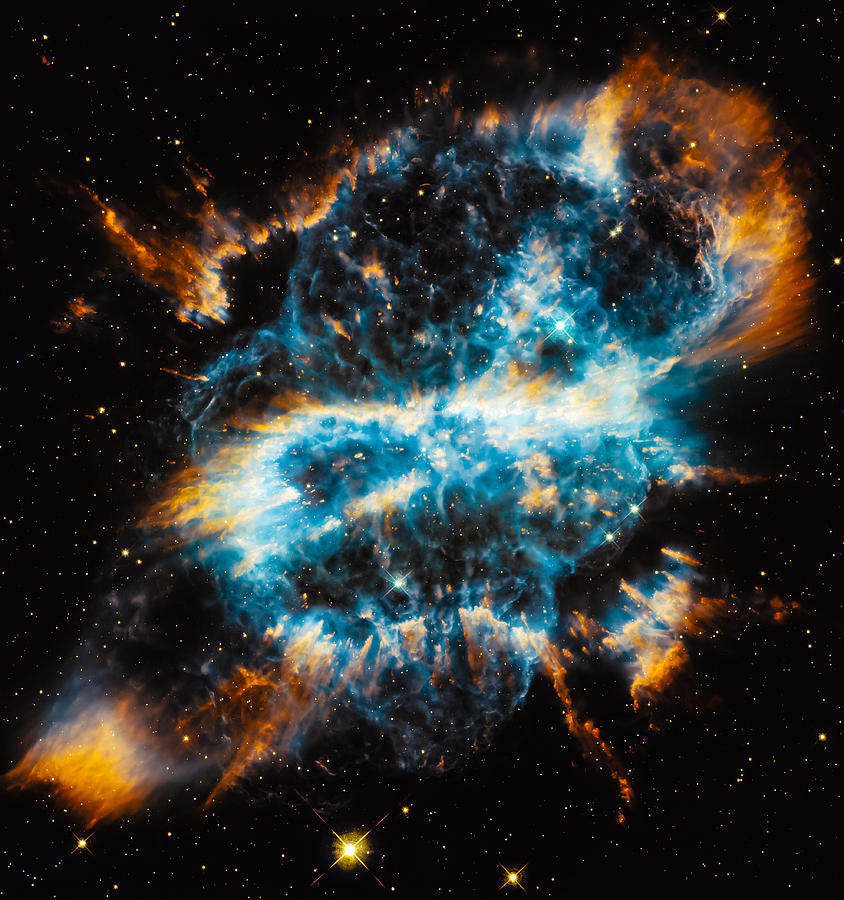 Space Photograph - Planetary Nebula NGC 5189 by Marco Oliveira