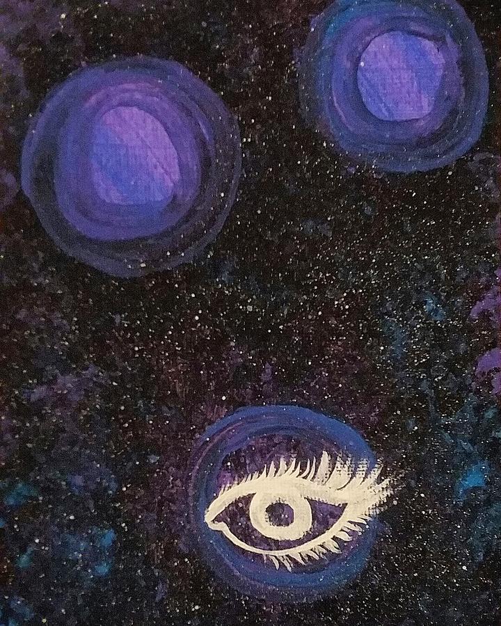 Planetary Vision  Painting by Vale Anoai