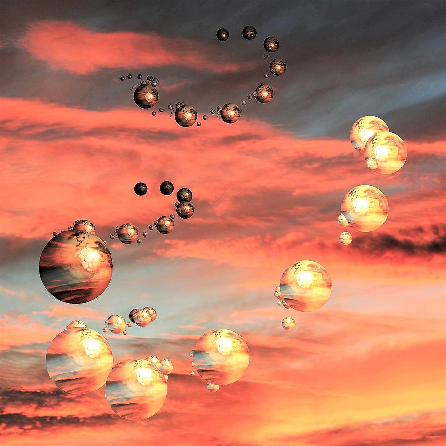 Planets Abound Digital Art by Yolanda Caporn