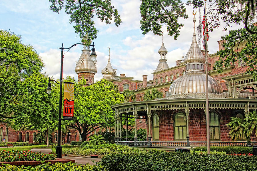 Tampa Photograph - Plant Hall University Of Tampa by HH Photography of Florida