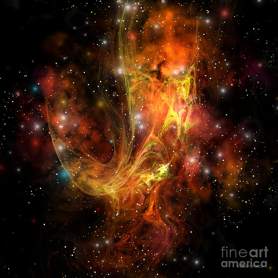 Interstellar Painting - Plasma Drift by Corey Ford