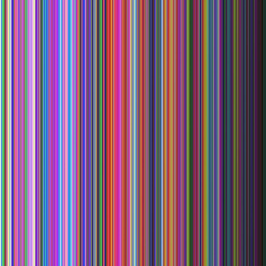 Pattern Digital Art - Plasma Gradient Gradation PHALANX pl04wtC by Taketo Takahashi