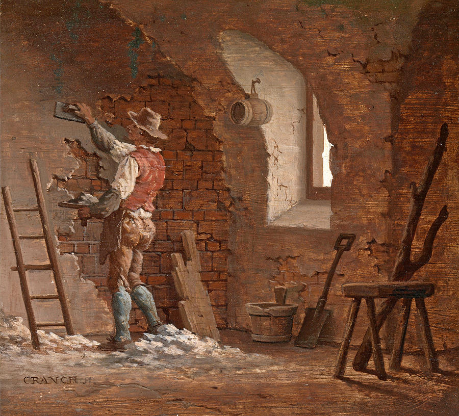 Brick Painting - Plasterer by John Cranch