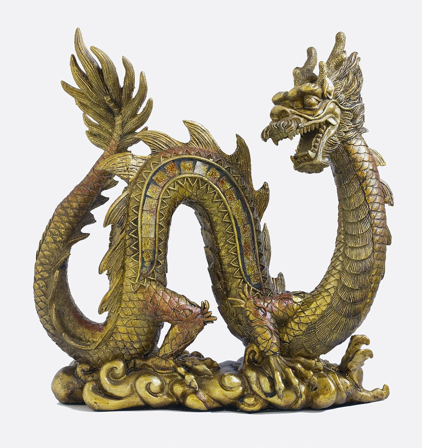 Plastic Chinese dragon Photograph by Aleksandr Volkov