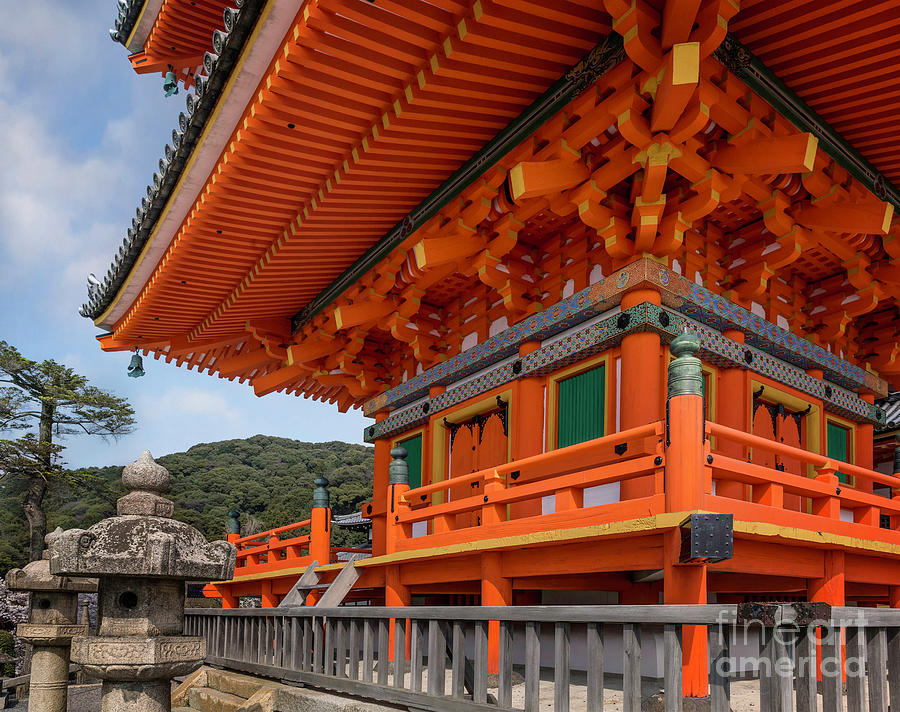 Platform of Kiyomizudera Pagoda Photograph by Karen Jorstad