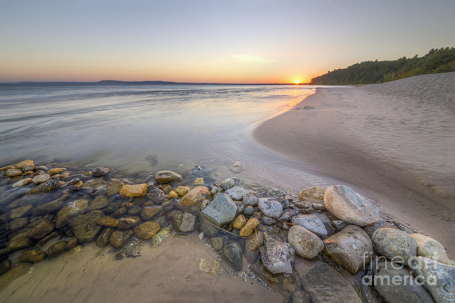 Lake Michigan Photograph - Platte River Sunrise by Twenty Two North Photography