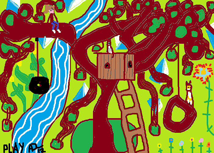Tree Digital Art - Play by Anita Dale Livaditis