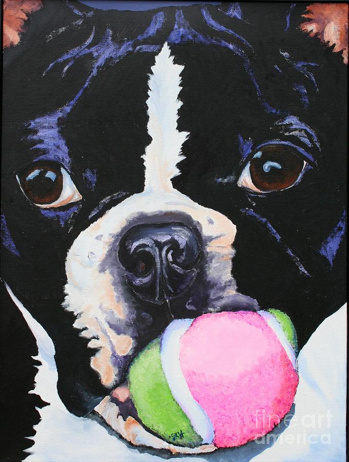 Play Ball Painting by Susan Herber