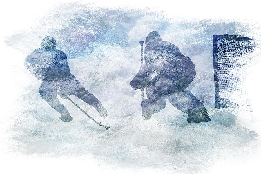 Play Hockey Digital Art by Randy Steele