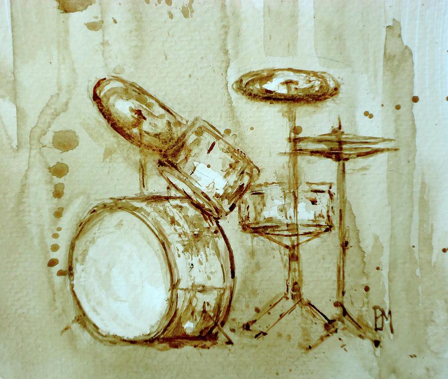 Drum Painting - Play it Forward by Pete Maier