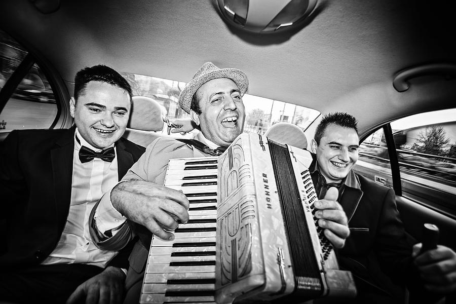 Accordion Photograph - Play That Accordion, Boss! by Marius Tudor