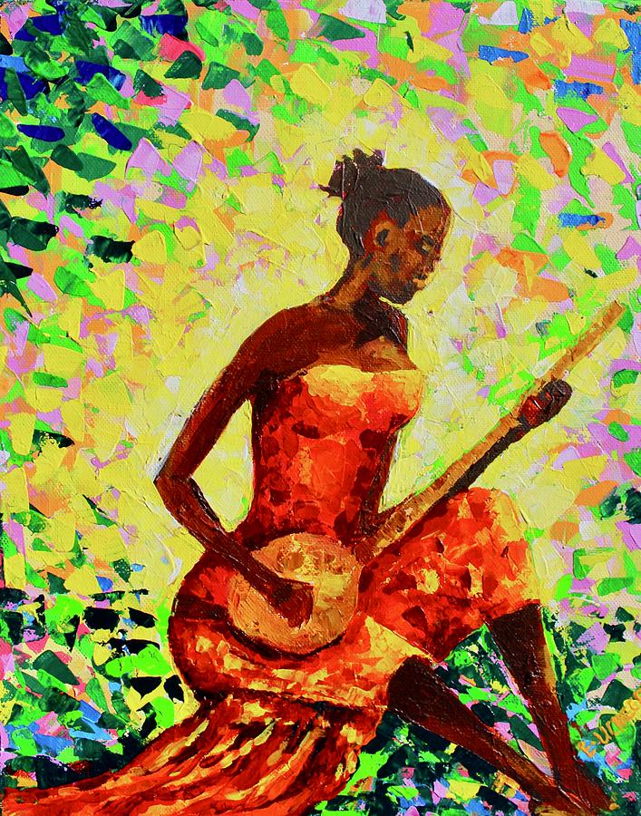 Play the Music Painting by Liz - Nigeria