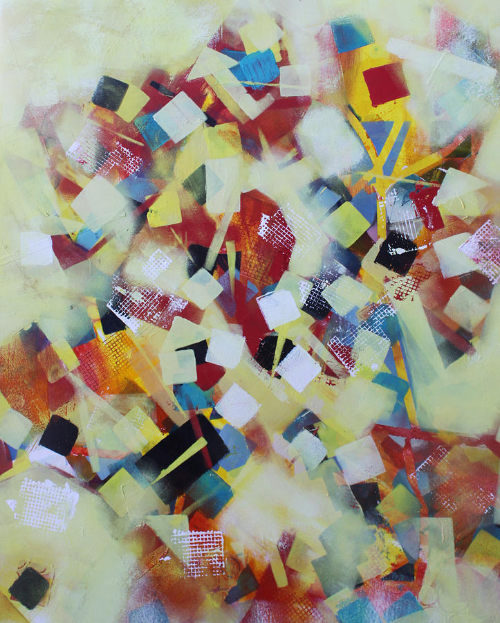 Abstract Painting - Play Time by Christiane Kingsley