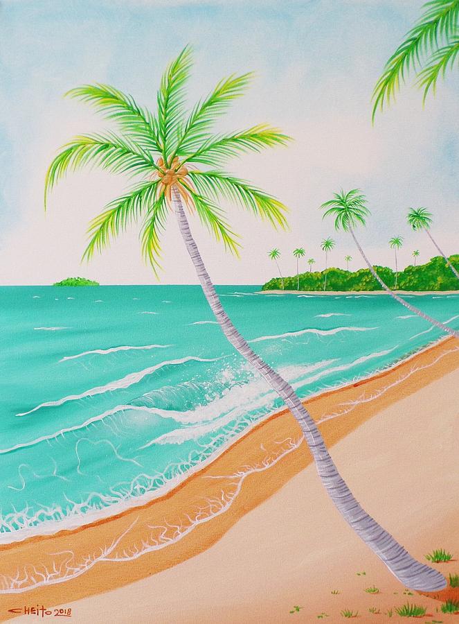 Playa Del Caribe Painting by Jose Guerrido jr - Fine Art America