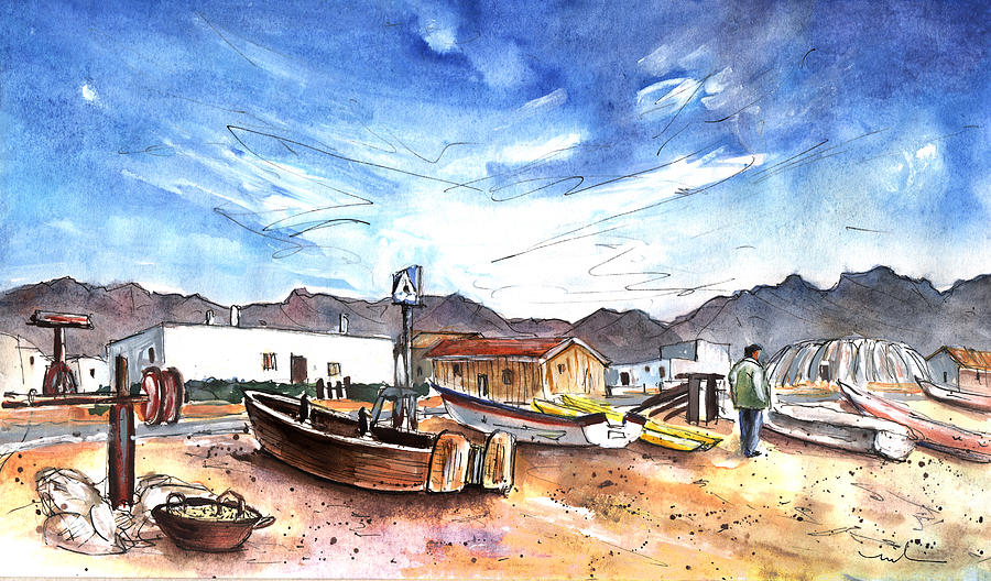 Playa Las Salinas Painting by Miki De Goodaboom