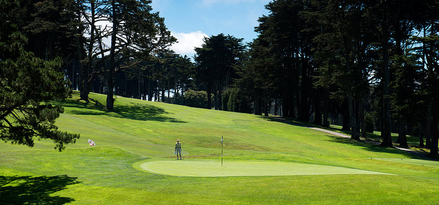 Golf Photograph - Player At Presidio Golf Course, San by Panoramic Images
