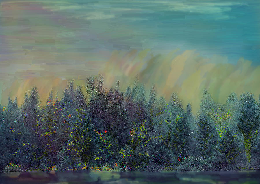 Angela A Stanton Painting - Playful Colorful Morning by Angela Stanton Angela A Stanton Painting - Playful Colorful Morning by Angela Stanton