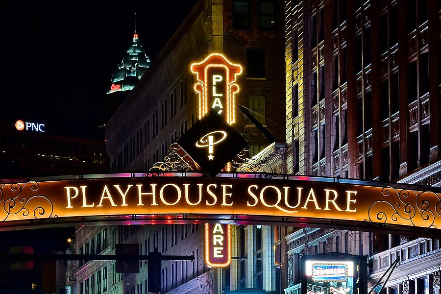 Cleveland Photograph - Playhouse Square up Close by Frozen in Time Fine Art Photography