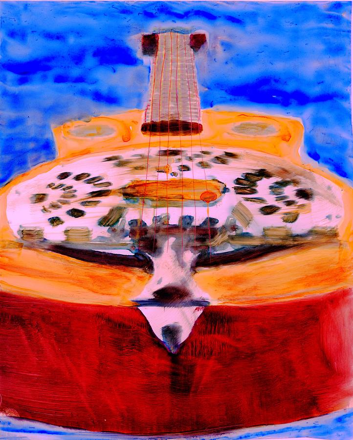 Playin The Blues Painting by FeatherStone Studio Julie A Miller