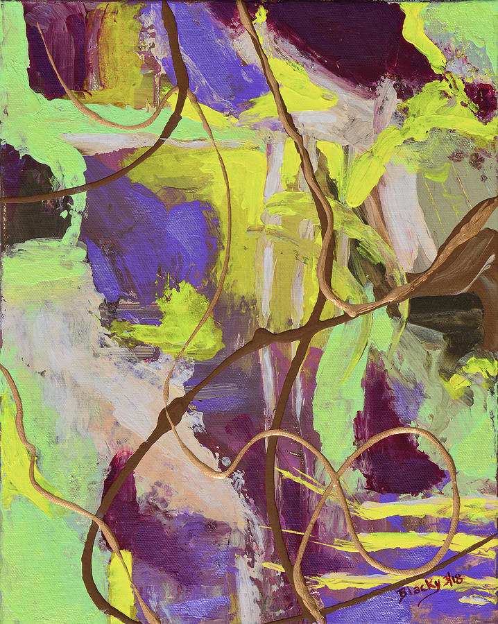 Playing At Night Painting by Donna Blackhall Playing At Night Painting by Donna Blackhall