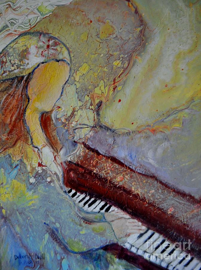 Playing By Heart Painting by Deborah Nell