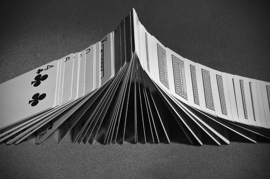Playing cards domino Photograph by Angelo DeVal