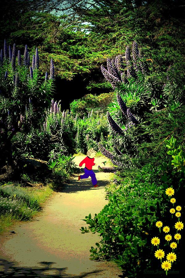 Playing In The Garden Five Photograph by Joyce Dickens