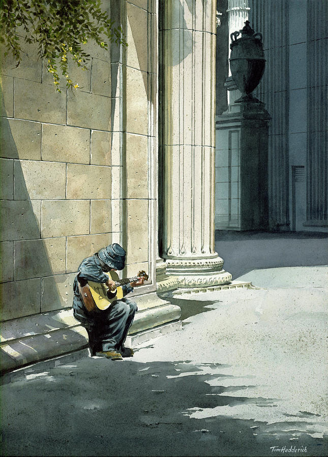 San Francisco Painting - Playing the Palace by Tom Hedderich