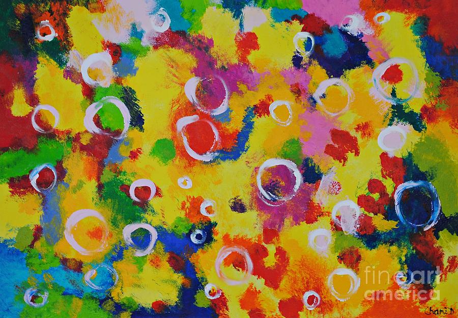 Abstract Painting - Playing with soap by Chani Demuijlder