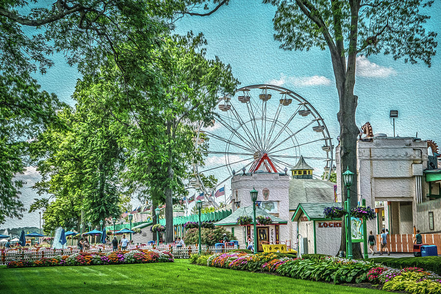 Summer Photograph - Playland Park by June Marie Sobrito