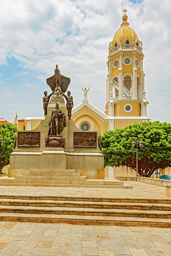 Plaza Bolivar in Casco Viejo in Panama City. Photograph by Marek Poplawski