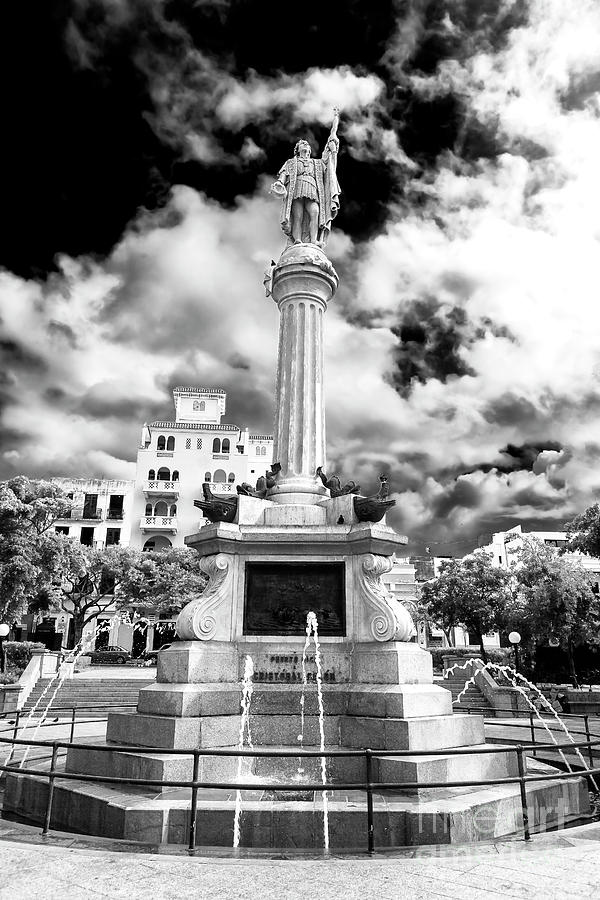 Plaza Colon in San Juan Photograph by John Rizzuto