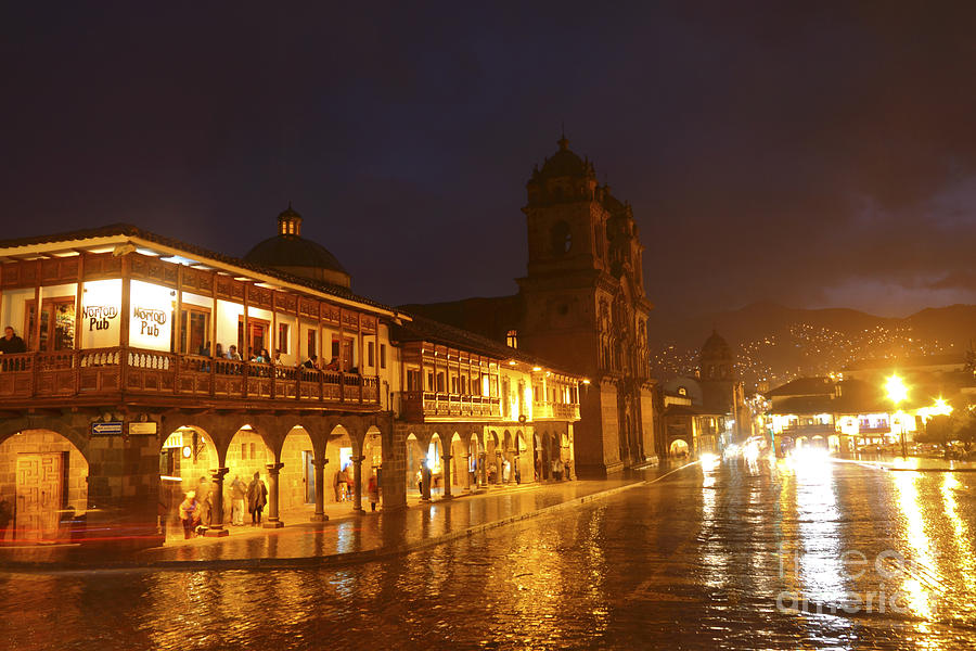 Plaza de Armas and Norton Pub Cusco Peru Photograph by James Brunker