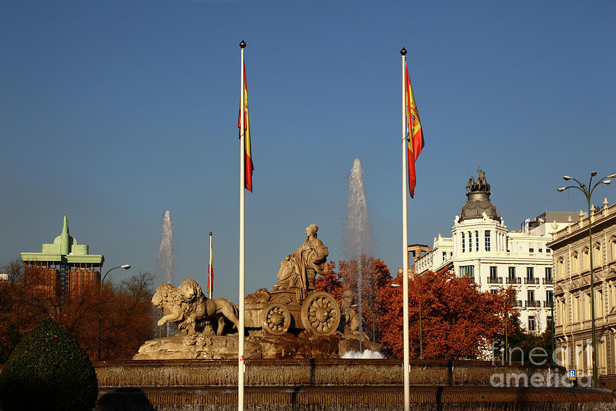 Plaza de Cibeles Madrid Photograph by James Brunker