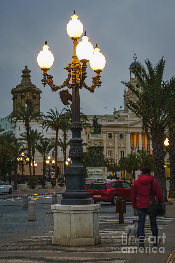 Plaza de San Juan de Dios and the Old Town Hall Cadiz Spain Photograph by Pablo Avanzini